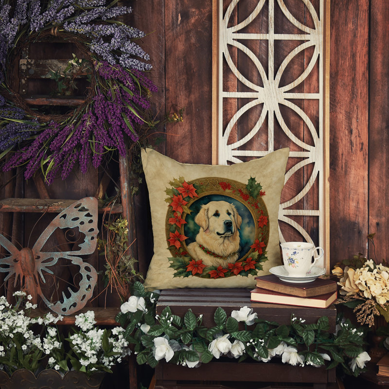 Coussin Christmas, 14 po x 14 po, Carré