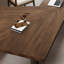 Bureau en bois massif noisette à forme libre-206990117-206990118