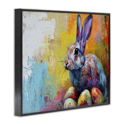 Easter Joy Abstract Giclee Art by LSR Design Studio