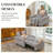 Grey Comfortable Chair For Small Apartment Bedroom Space Balcony Small Sofa Bed Lazy Small Sofa With A Pillo-2032588106