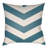 Litchfield Chevon Geometric Outdoor Reversible Throw Pillow-26961335-26961332