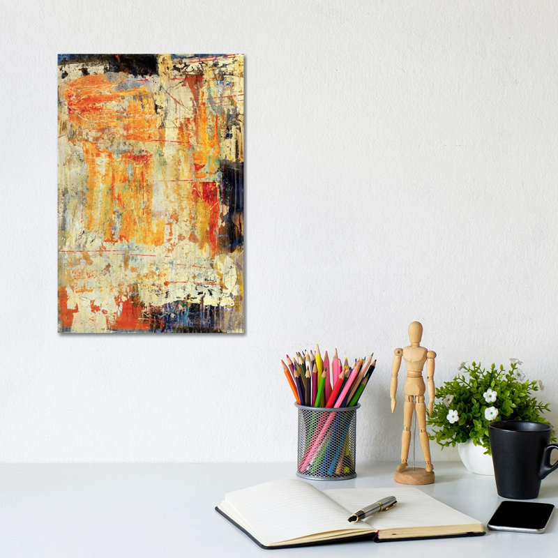 Jaipur - Painting on Canvas, 20.32 cm H x 30.48 cm W, Wrapped Canvas