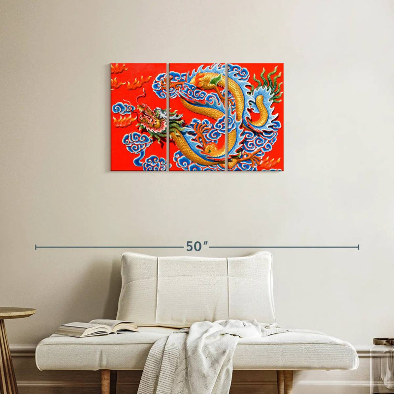 Brampt Dragon Chinese, 20" H x 33" W