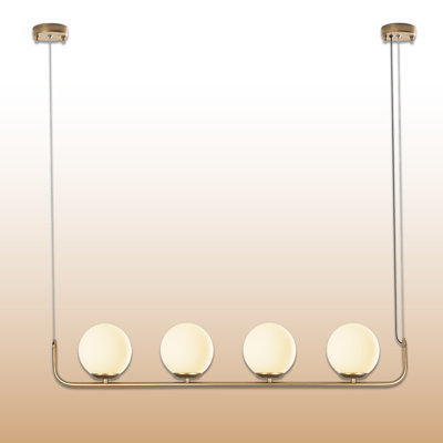 Lustre en métal à hauteur ajustable