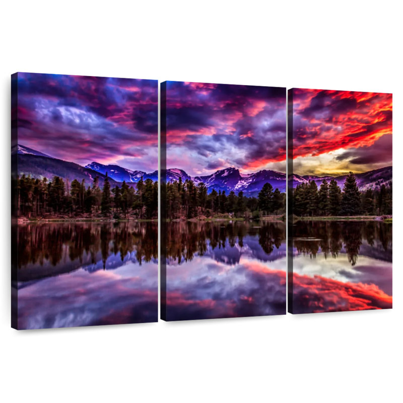 Alvord Rocky Mountain Reflection, H 20 po x l 33 po