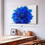 Nature «Blue Dahlia Flower Canvas Print» sur-98865043