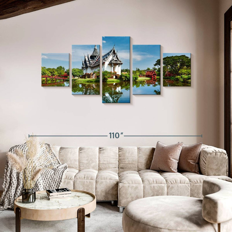 Sanphet Prasat Palace, H 42 po x l 92 po