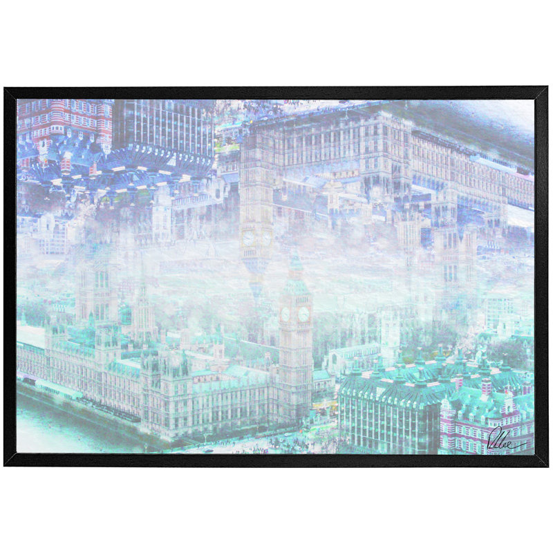 Single Picture Frame Print, Black, 41cm H x 61cm W x 4cm D
