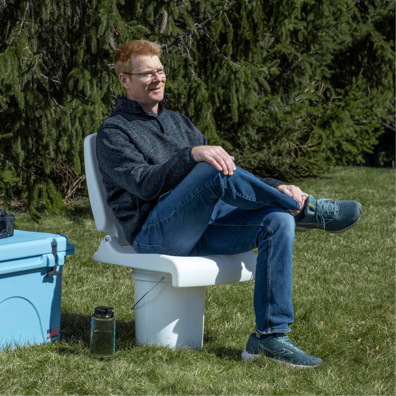 Chaise pliante portative d'extérieur pliable avec support dorsal pour le camping, la piscine et la plage, blanc