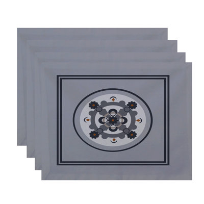 Souihla Polyester Geometric Rectangle Placemat