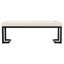 Banc rembourré capitonné Mira Vanilla Boucle-173712720