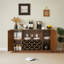 Armoire de rangement 58 po Modern Curve Wavy Curve
