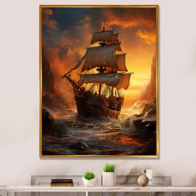 Pirate bateau pillage héritage - décoration murale pirate