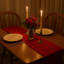 Chemin de table en mousseline de soie-818780323-818780320