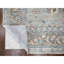 Tapis unique 12 pi x 17 pi 9 po Zennia Gris