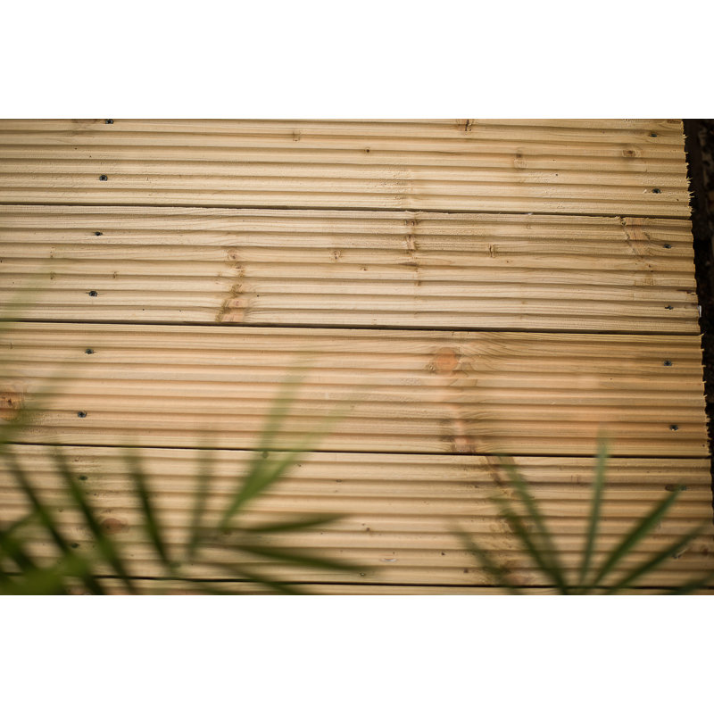 14cm L x 60cm W Wood Tile in Brown