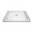 Lumen 42" x 74.75" Rectangle Hinged Shower Enclosure with Base Included Clear Glass-38819391-38819390