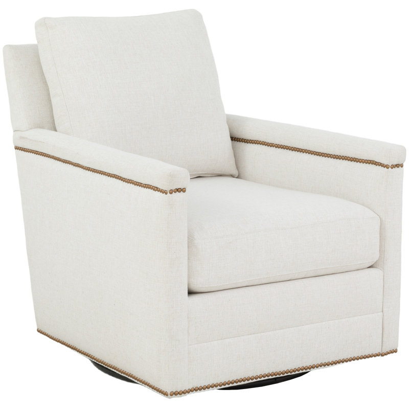 Fauteuil pivotant Oberon, 2033 Mousse, Petit - laiton