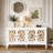 63" Carved Buffet Cabinet With Mirrored Door-1884823430