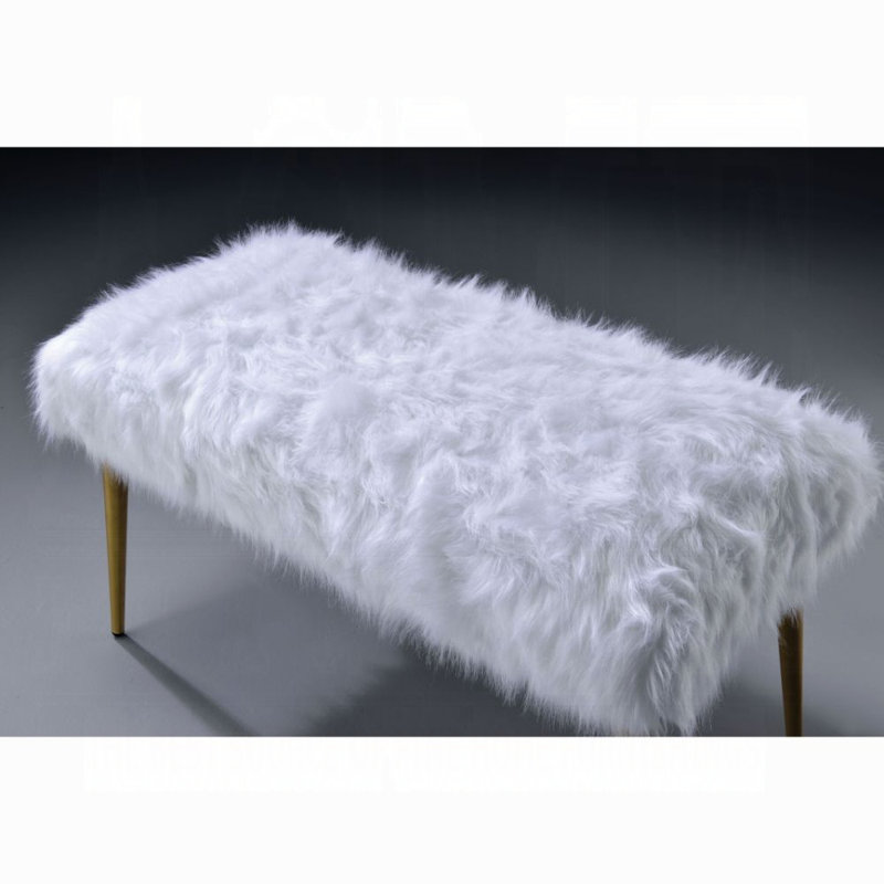 Banc en fausse fourrure Oyer Glam