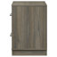 Edmondson Grey Oak 2-Drawer Nightstand-2050594616