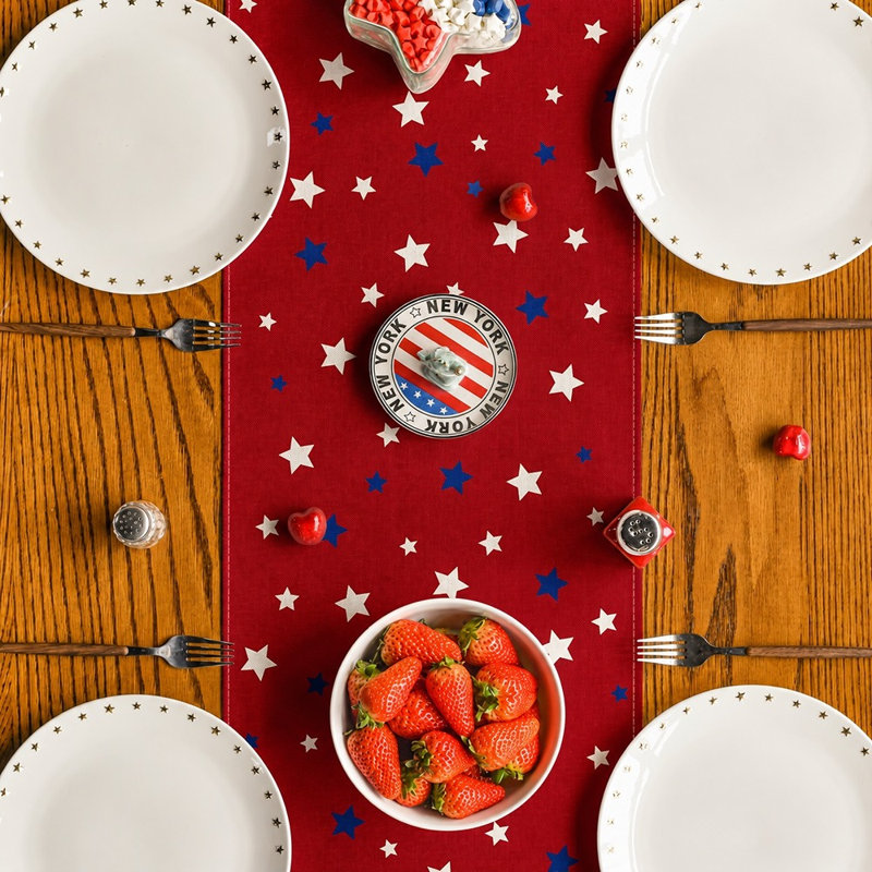 Chemin de table Red Stars America