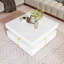 Pedestal Coffee Table with Storage
