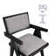 Chaise rembourrée Lixy Magnolia