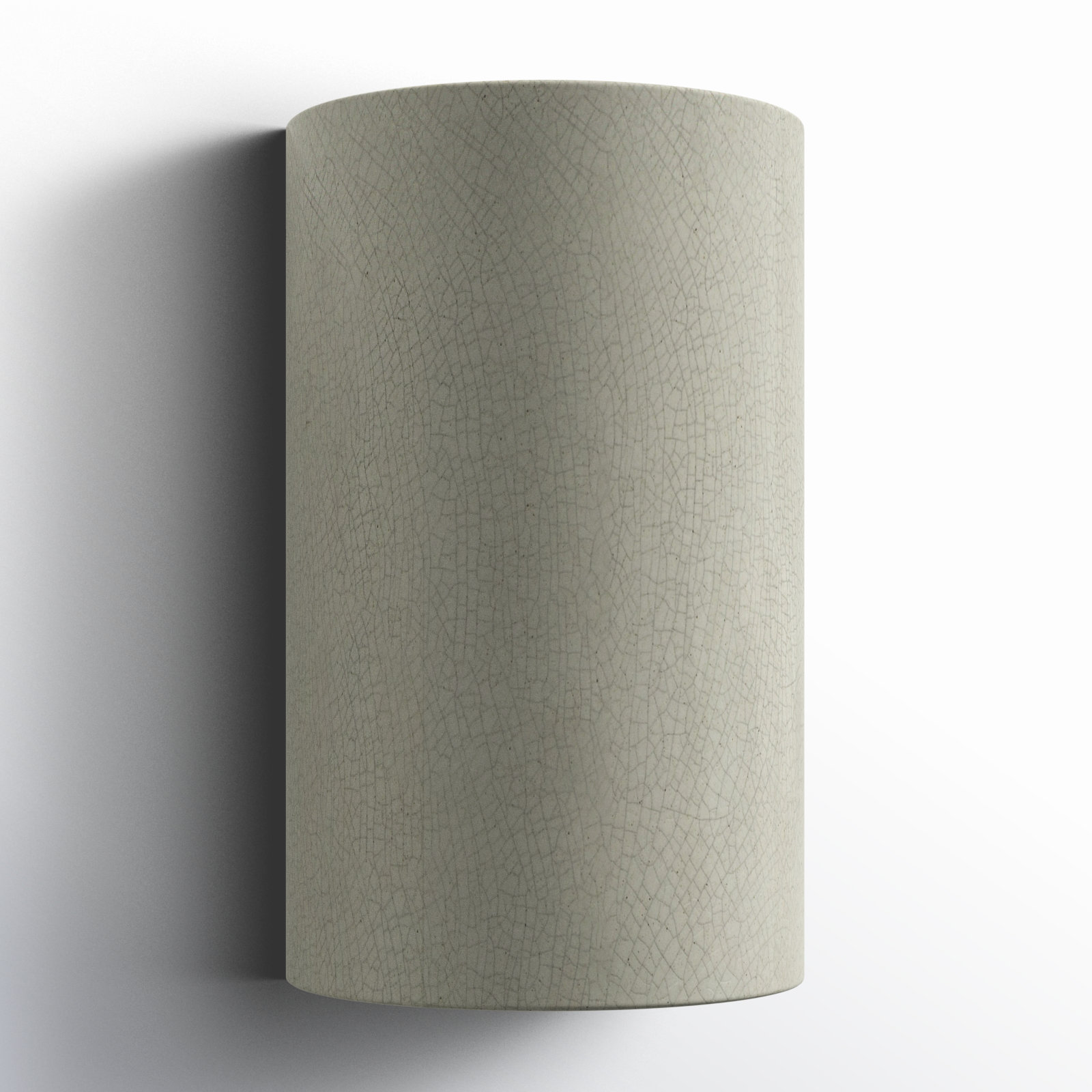 Nomad Ceramic Outdoor Sconce, Celadon Green Crackle