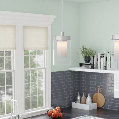 Luminaire suspendu cylindrique 1 lumières Caverly