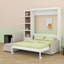 Lit escamotable mural avec canapé et tablettes Murphy-837447652