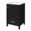 Meuble-lavabo de salle de bain avec lavabo en céramique-292137126