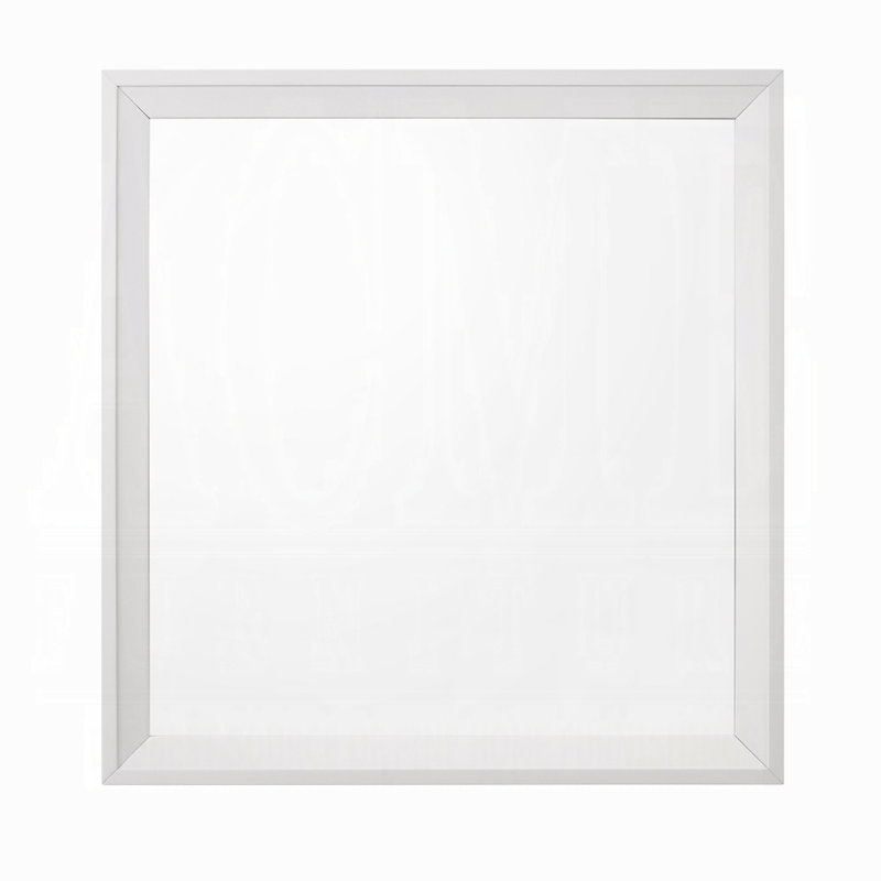 Miroir de commode mural Siam, 34 x 36, style contemporain, bois blanc