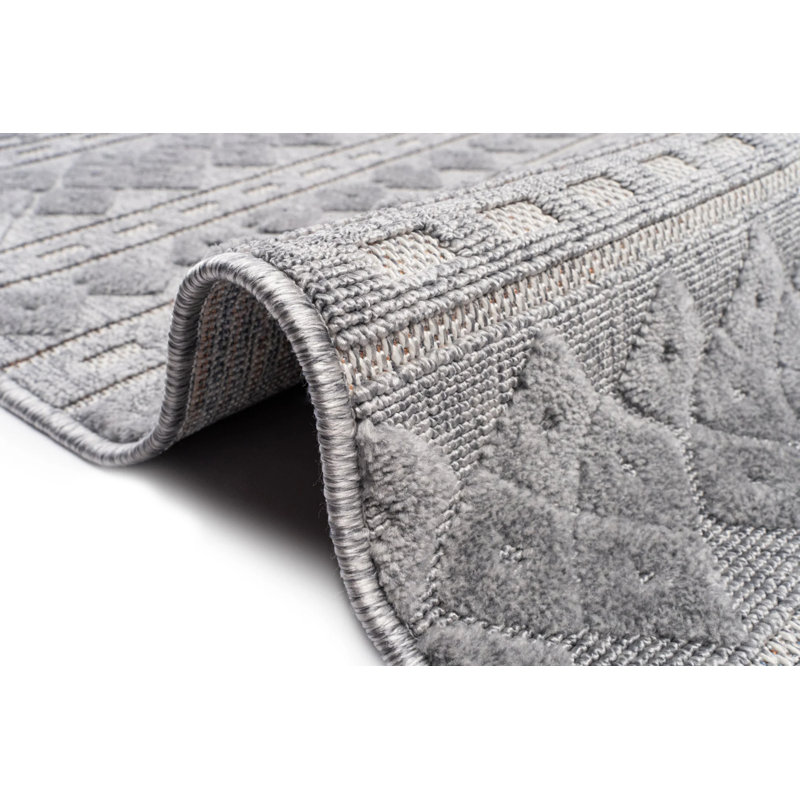Siesser Moroccan Indoor Rug, Square 1'6"