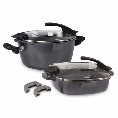 4 - Piece Non-Stick Aluminum Cookware Set