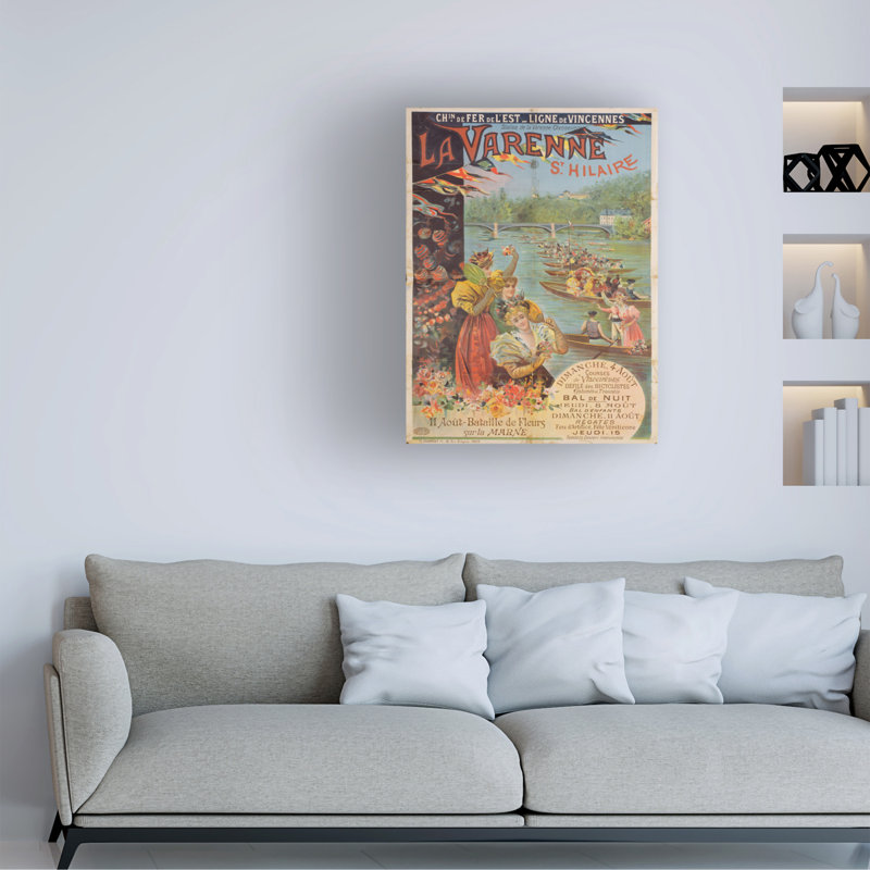 «French School The Chemin De Fer De Lest», art sur toile, H 32 po x l 24 po