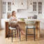 Yes Upholstered Bar Stool with Iron Frame-1066280067