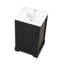 Meuble-lavabo de 20 po avec lavabo, armoire de salle de bain avec porte à fermeture douce, support de rangement et tablette réglable, noir (ancien SKU: N725P194160B)-130199613