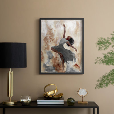 Beautiful Dancer I Framed Print - Solid Wood