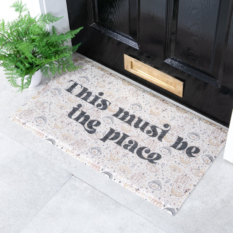 Saunderstown Non-Slip Indoor Doormat, Violet