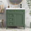 Meuble-lavabo moderne avec rangement abondant et design élégant