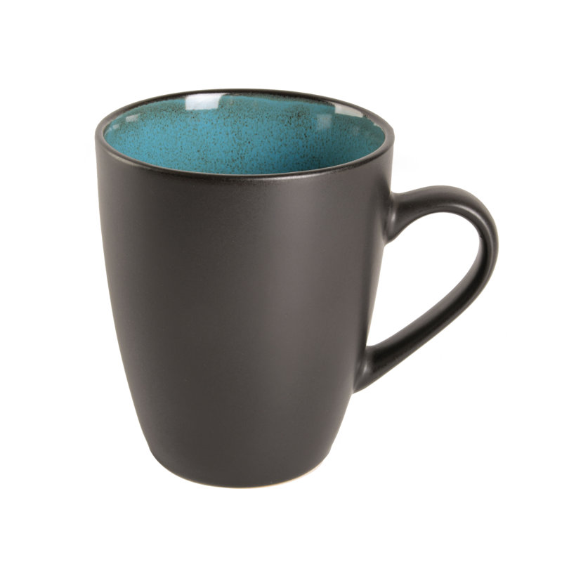 Teal Porcelain Square Dinnerware Set, Service for 4