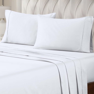Ensemble de taie d'oreiller de luxe en coton à densité de tissage 400 fils Cassius