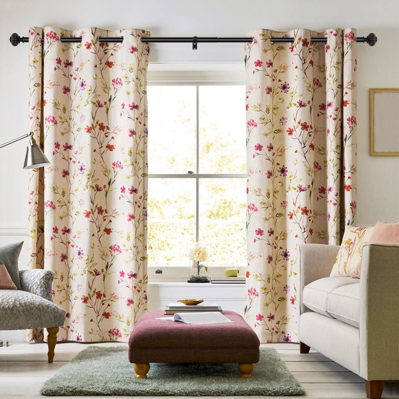 Dennielle Matte Black Curtain Track/Rail