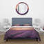 Sunrise & Dramatic Clouds Over Lavender Field III - Ensemble de housse de couette Farmhouse - Microfibre de polyester-66391581