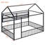 Structure de lit en métal avec clôture et tablettes-240690255-240690248