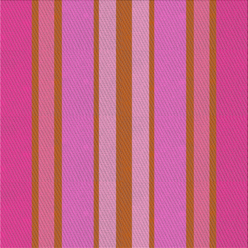 Tapis mauve à rayures Raeford, Carré 7 pi
