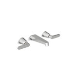 Twenties Wall Mounted Bathroom Faucet with Drain Assembly