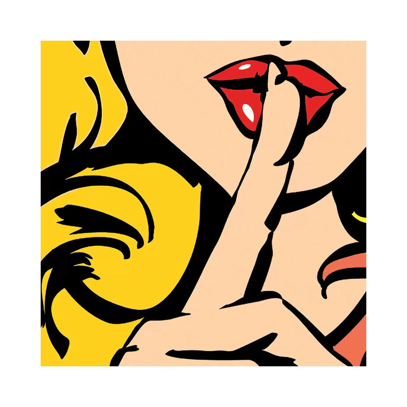 Silence by Art Mirano - Wrapped Canvas Print, 45.72cm H x 45.72cm W x 3.81cm D