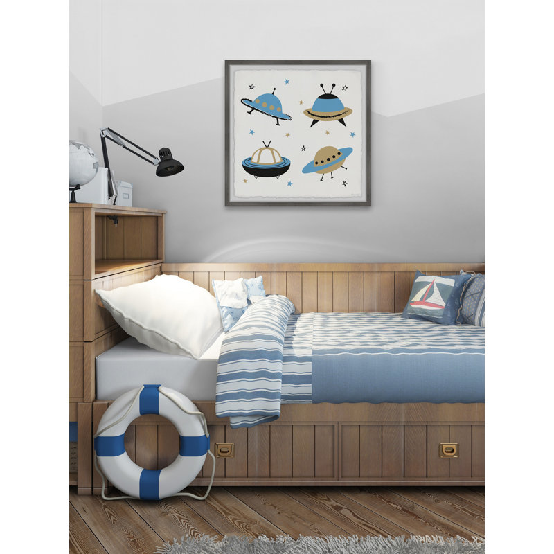 «Spaceship Adventure» de Filippo, reproduction d'art sur papier, H 12 po x l 12 po x P 1,5 po